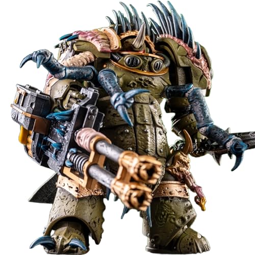 Death Guard Blightlord Terminator 1 With Reaper Autocannon and Bubotic Blades