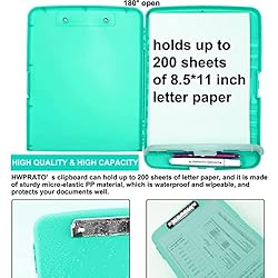 HWPRATO Clipboards Organizer Nursing Clipboard with