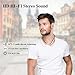 Rioddas Wireless Headphones Retractable Earbuds Sport Neckband Bluetooth headphones HD Stereo Bluetooth 4.1 Earphones w/ Mic IPX5 Sweatproof fo Gym Workout Talk Time Up To 15 Hours (Rose gold)