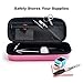 Elegant Nurse Stethoscope Case - Zipper Pocket Secures Nurse Accessories, Pink