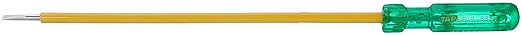 Taparia 832 I Steel (3.5 x 0.5mm) Insulated Screw Driver (Green and Yellow)