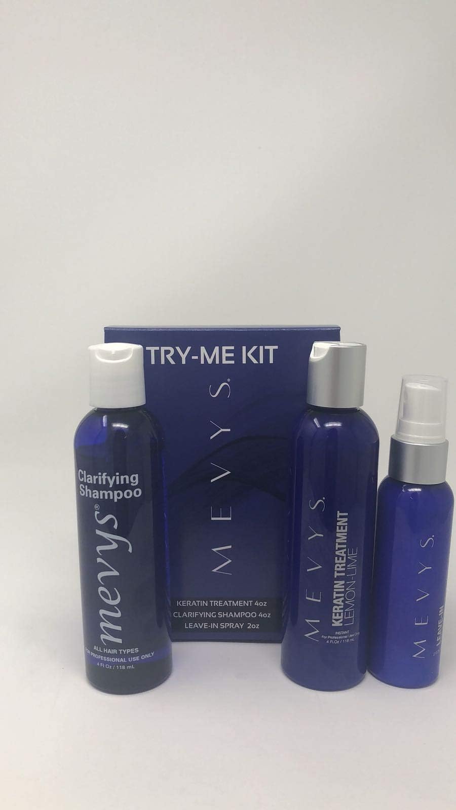 Try Me Kit - Starter Kit With Lemon Keratin, Clarifying Shampoo and Leave-In, Hair Keratin Treatment for Smoothing and Repair Damage Hair, Anti Frizz Control Repair Treatment for Frizzy Dry Hair