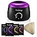 SkinSense Wax Warmer Waxing Kit Melt and Hard Wax Beans with Wax Applicator Sticks (Chamomile,Lavender,Nature,Rose)
