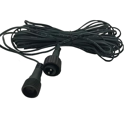JnDeeTM 10M 33Feet Extension Cable for Fairy Lights. Two Pins Works