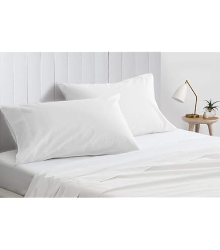 Super Wide Pillowcases – 25\" Extra Wide, 600 Thread Count, Wrinkle-Free Microfiber, King Size 2-Pack
