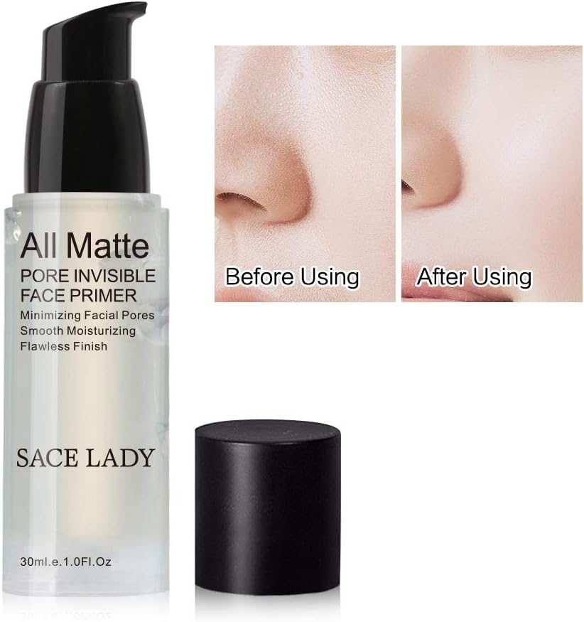 Spdoo Makeup Base Primer All Matte Pores Invisible Face Primer, Minimizing Dace Pores Smooth Moisturizing Flawless Concealer