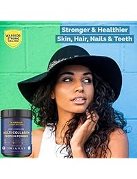 Polvo de proteínas de colágeno puramente hidrolizado por Warrior Strong Wellness-mezcla de...