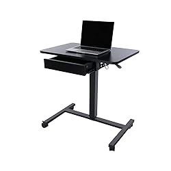 CLATINA Mobile Laptop Standing Desk, Height