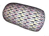 Microbead Bolster Cylindrical Pattern Roll Pillow (DNA Pop)