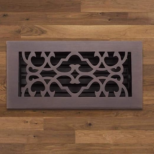Classic Solid Brass Floor Register Oil Rubbed Bronze Amazon Com