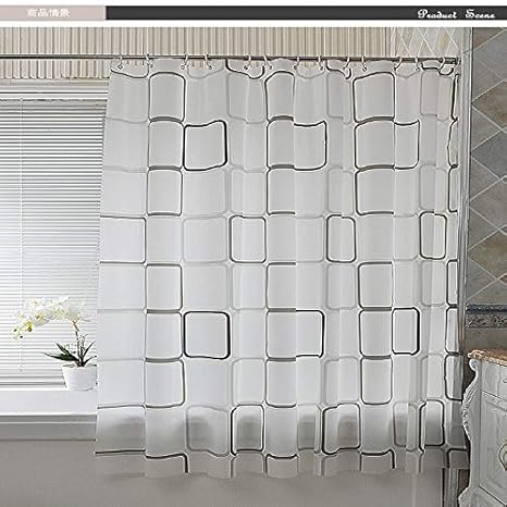 Generic 1pcs Bath Curtain Peva Water Proof Bathroom Shower
