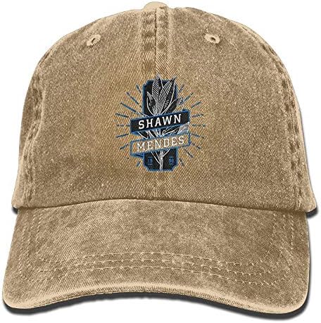 Lbuxinqu Sha-wn Men-des Logo Adult Cowboy Hat Unisex