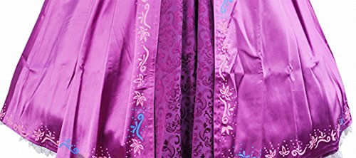 Deluxe Adult Women's Tangled Rapunzel Princess Costumes Back Laced-up Strap - Image 7