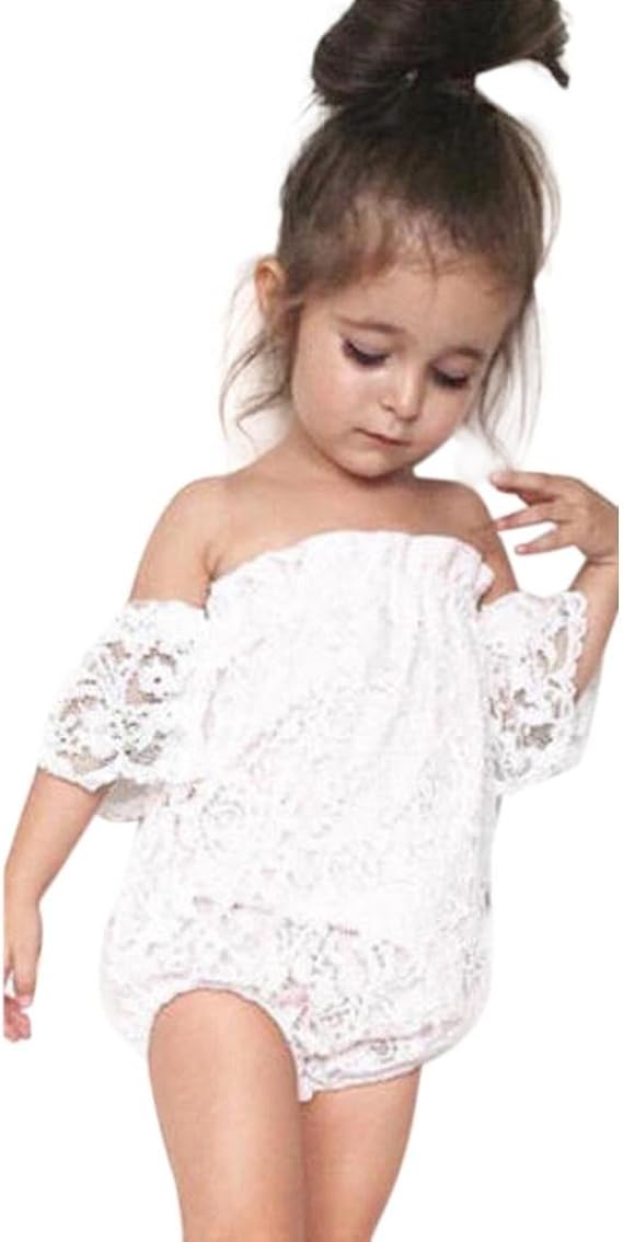 baby girl lace romper