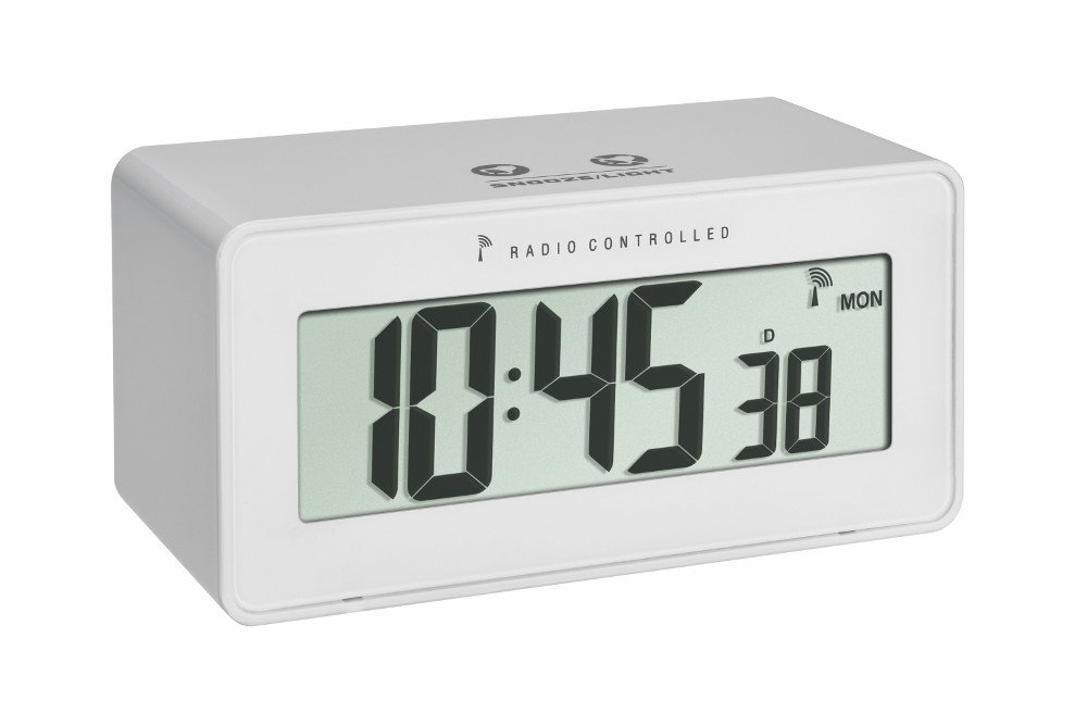 TFA 60.2544.02 Radio-Controlled Alarm Clock
