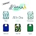 Thirsties Animalia Cloth Diaper Collection Package, One Size All in One Hook & Loop Cloth Diaper, Animalia