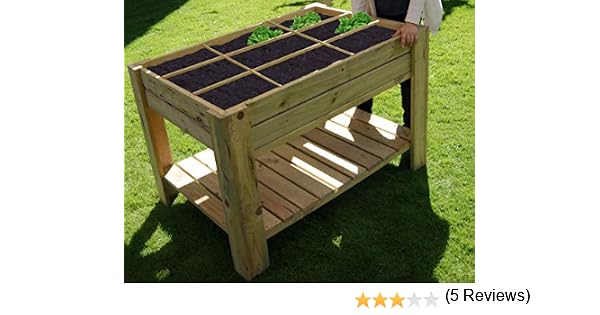 AD servicios Mesa de Cultivo Huerto Urbano con Bandeja y ...