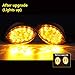 2Pcs Super Bright Motorcycle Front LED Flush Mount Turn Signal Light Blinker Side Maker Lamp for Honda CBR600RR CBR1000RR CBR600F3 CBR600F4 CBR600 F3 F4 F4I (Smoke)