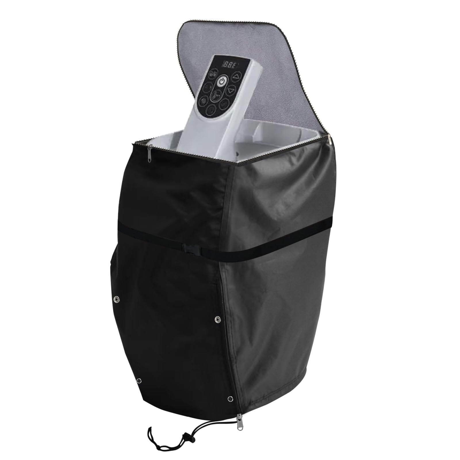 Btstil Hot Tub Spa Heater Pump Cover, Hot Tub Insulated Pump Cover with Zipper Opening, 600D Oxford Waterproof Dustproof UV Proof For Tub/Pool Outdoor Travel