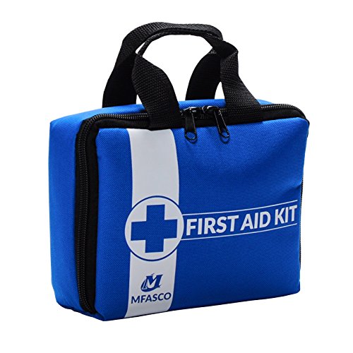 Empty First Aid Bag Blue With Handles MFASCO