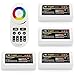WiFi Compatible RGB Controller Kit: 4pcs RGB Multi Zone Controllers + RF Remote - 4-Zone RGB LED Controller - Compatible with Smartphone/Tablet PC (Hub not Included)