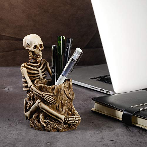 Skull Pen Holder Skeleton - Image 6