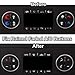 StyleZ 3PCS Replacement AC Dash Button Decal Stickers Fix Ruined Faded A/C Controls Repair Kit for Suburban, Chevy Tahoe, Silverado, Traverse, GMC Acadia, GMC