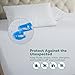 Mattress Protector FDA Registered 100% Waterproof Hypoallergenic Queen Size, Dust Mite Protection, Breathable and Machine Washable, Vinyl Free