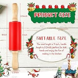 20 Pcs Small Rolling Pin Kids 9 Inch Mini Rolling