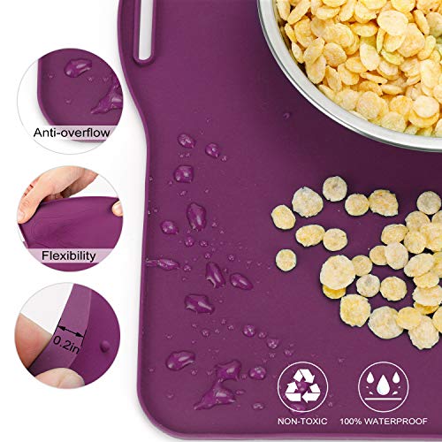 IMPAWFAN Silicone Pet Feeding Mat for Dogs and Cats, 23\