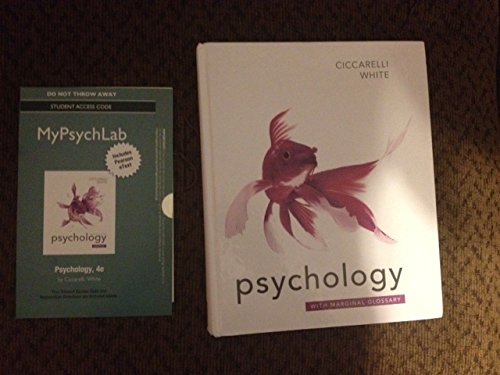 Psychology with Marginal Glossary 1269758241 Book Cover