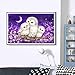 DIY 5D Diamond Painting Kit, Avton Full Drill Animal Cute Owls Rhinestone Embroidery Cross Stitch Supply Arts Crafts Canvas Wall Decor (A)