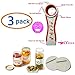 Jar Opener Bottle Top Opener Set 3 Pack Bundle Ideal for Seniors & People Suffering From Arthritis Multipurpose Kitchen Tool