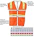 Safety Depot 8038A-RB ROYAL BLUE SAFETY VEST