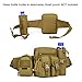 Huntvp Tactical Waist Pack Pouch With Water Bottle Pocket Holder Waterproof Molle Fanny Hip Belt Bag