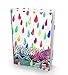 Book Sox - 6 Jumbo Prints Stretchable Book Covers with 2 Limited Editions: Unicorn and Retro and Bonus Package of Mechanical Color Pencils