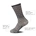 TMD THEME DESIGNER Mens Merino Wool Socks Hiking Thick Winter Warm Black Blue Cushioned Boot Hunting Quarter Crew Thermal Socks for Women Men -L