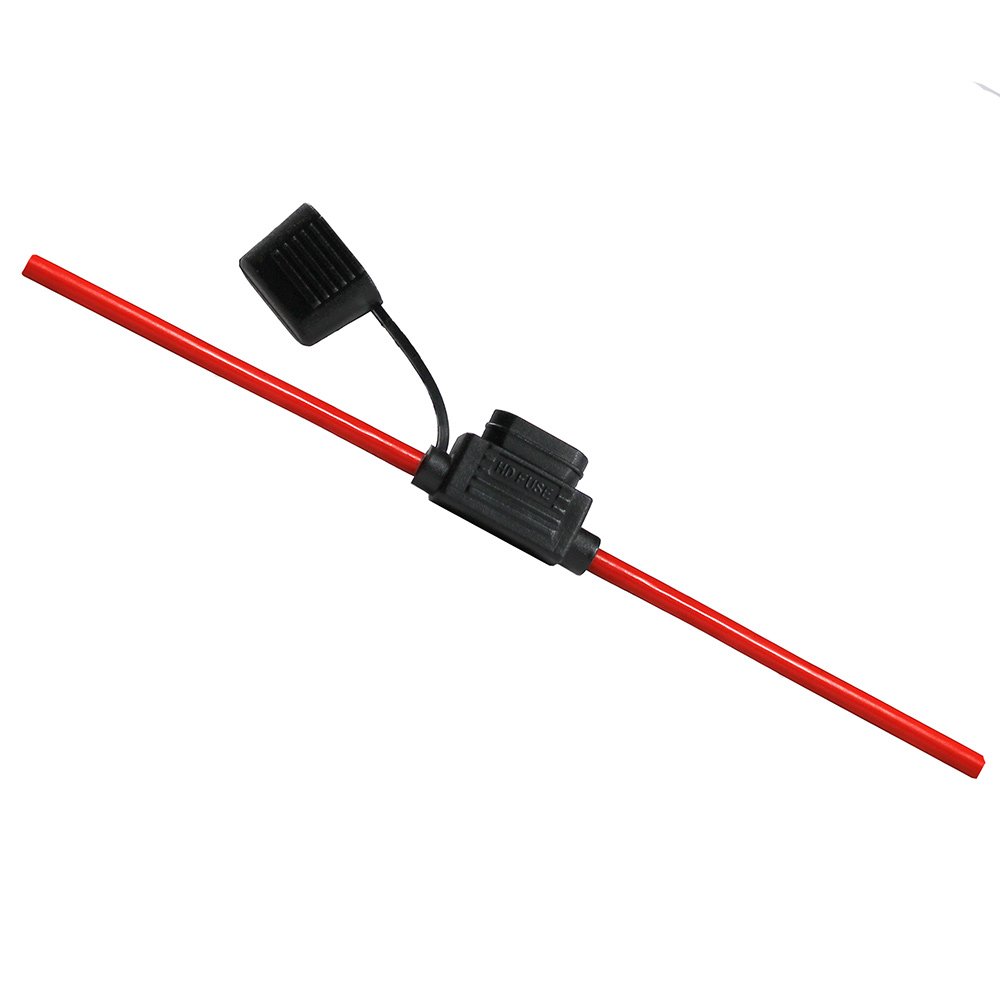 Offgridtec© 6.0 mm² standard car fuse holder, 4 mm, with a cable