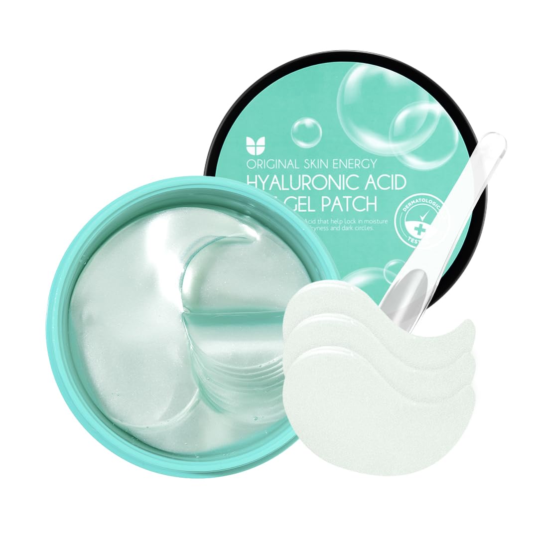 [MIZON] HYALURONIC ACID EYE GEL PATCH (x60) Korean Skincare - Eye treatment for Puffy Eyes - Eye Pads for Dark Circles - Under Eye Bags - Wrinkle Care - Moisturizing - Improves Elasticity — image 1