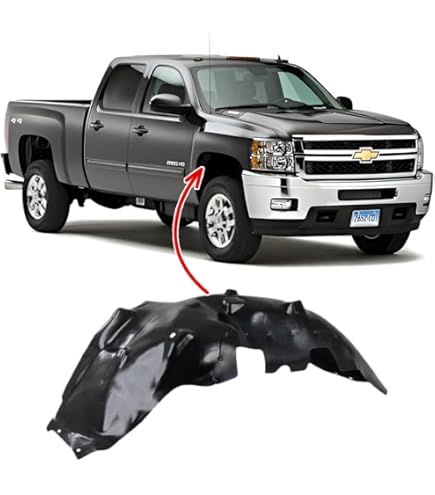 Driver Side Fender Liner For 2014-2015 Chevrolet Silverado GM1248237 Front