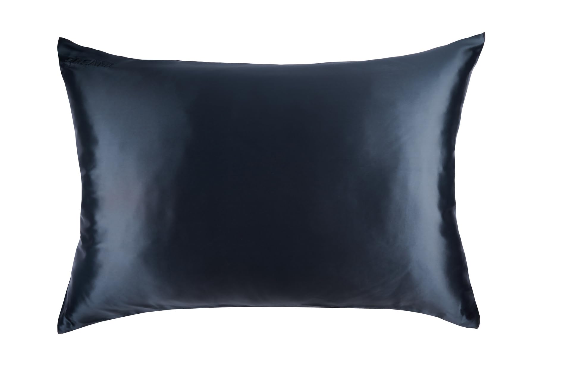 DREAMI Premium Silk Pillowcase for Hair & Skin – Ultra Soft, Cooling, Anti-Frizz, Hydrating, Reduces Wrinkles | 100% Pure 22 Momme Mulberry Silk, with Hidden Zipper (50x75 cm, Black)