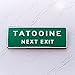 Tatooine Next Exit Star Wars PVC Morale Patch, Hook Backed Morale Patch by NEO Tactical Gear