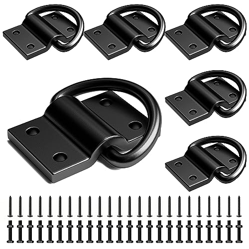 KAIZONPOT 6PCS Tie Down Anchors, D Rings Tie Down Anchors 6500LB