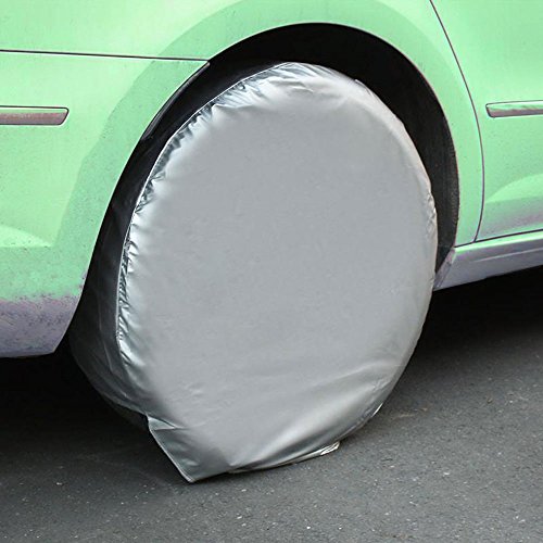 Leaftree 2 Pcs/Set 27 '' -29 '' Car Auto Parts Wheels Tire Tyre Cover Tire Cover Heavy Duty Water Proof Car for Motorhome RV Truck Trailer