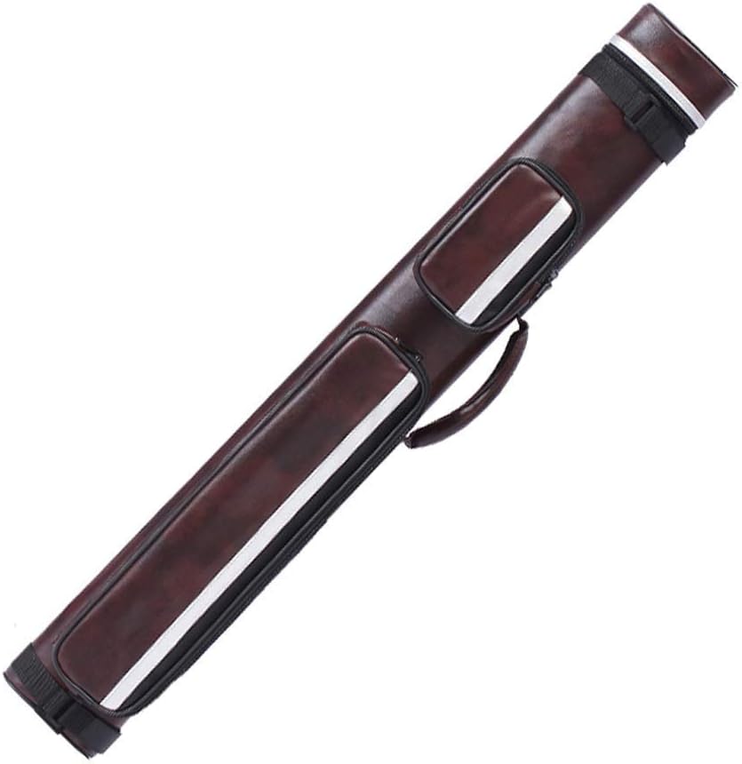 ZHTY Pool Cue,82CM 1/2 Joint Pool Cue Case, 4 Holes Centre Joint Pool Snooker Cue Bag Billard Accessories-Holds 2 Butts and 2 Shafts