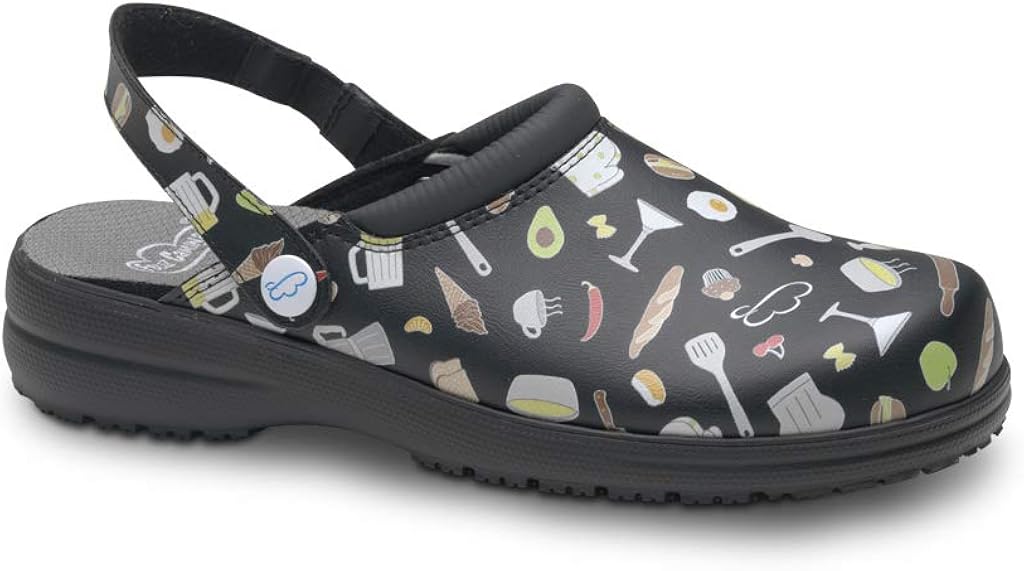 Feliz Caminar Work Clogs Kitchen Clogs with Heel Insert Catering