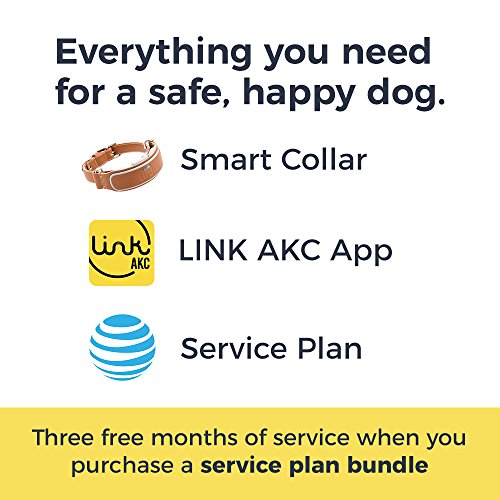 Link AKC Smart Dog Collar - GPS Location Tracker, Activity Monitor, and More, Leather Extra Small (KITTN05) - Thumbnail 7