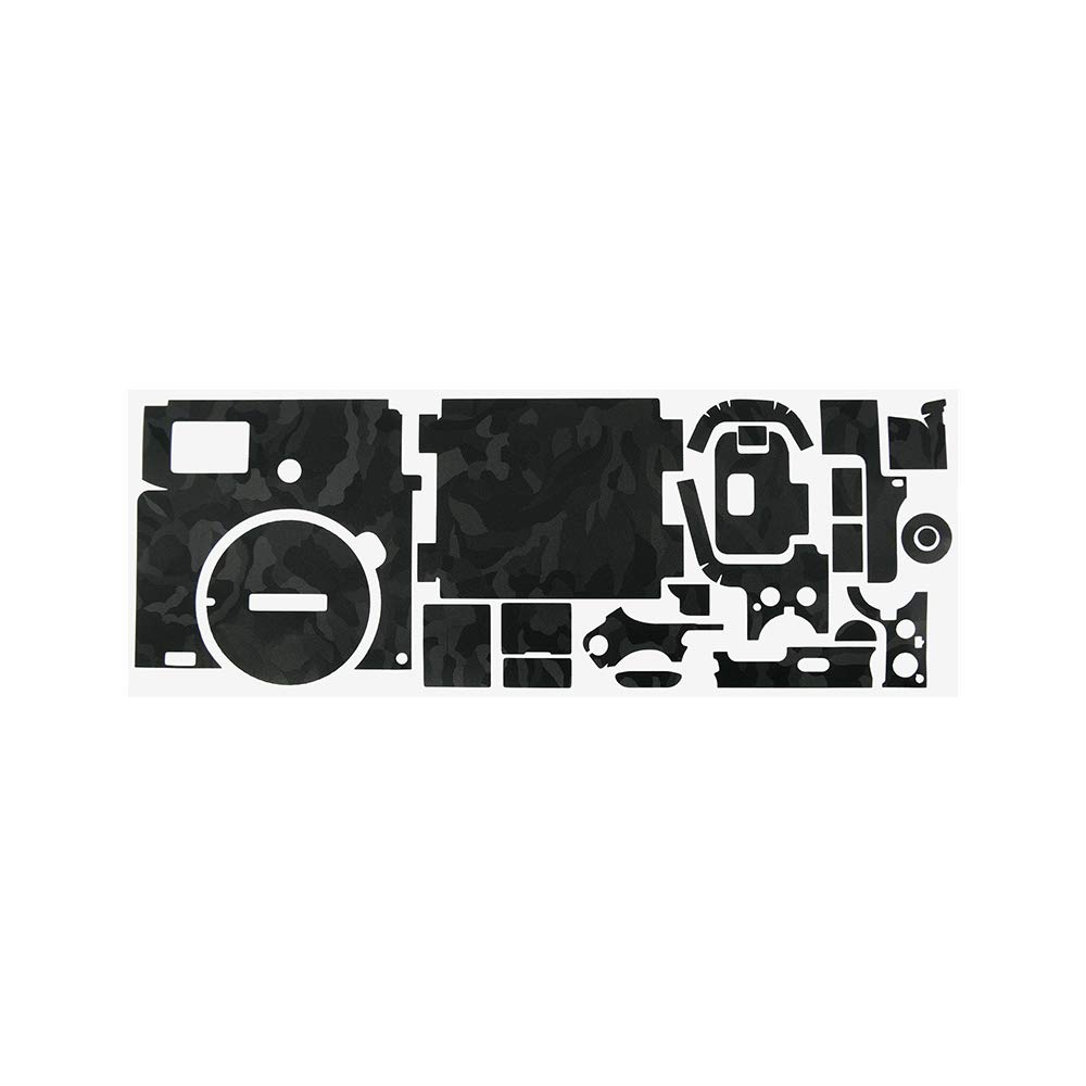 KIWIFOTOS Camera Body Skin Sticker Protective Wrap Cover for Sony a7C, 3M Anti-Scratch Stickers Decals DSLR Camera Body Skin Film Protector Shield - Shadow Black