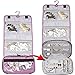 Teamoy Jewelry Roll Bag Travel Hanging Jewelry Organizers - Perfect for Business Trips, Purple (Accessories Not Included)