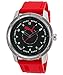 Be-Puma PU104111002be Men's Red Rubber Black Dial Watch